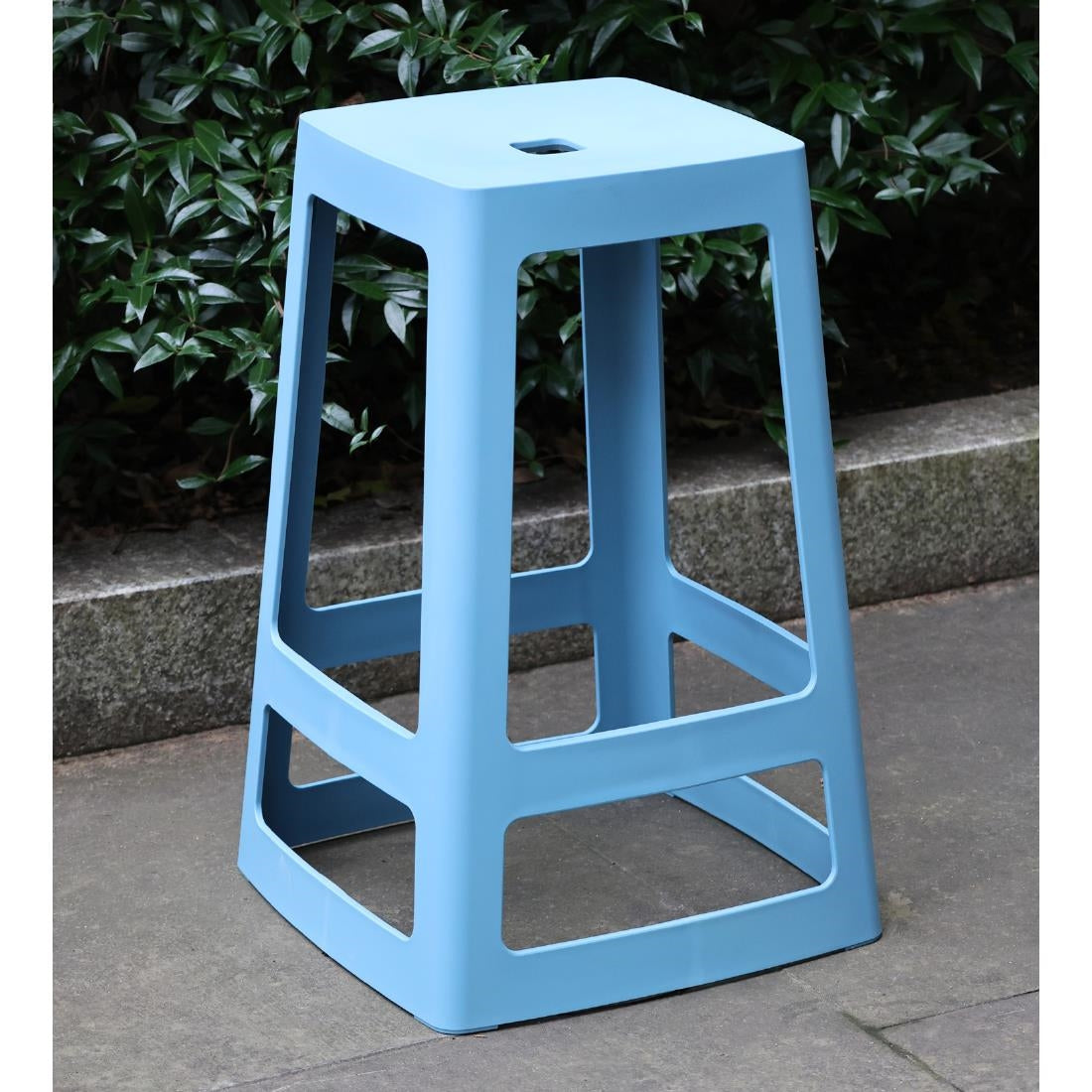 Origin Base Mid Stool Pastel Blue 430x430x560mm (2 Pack)