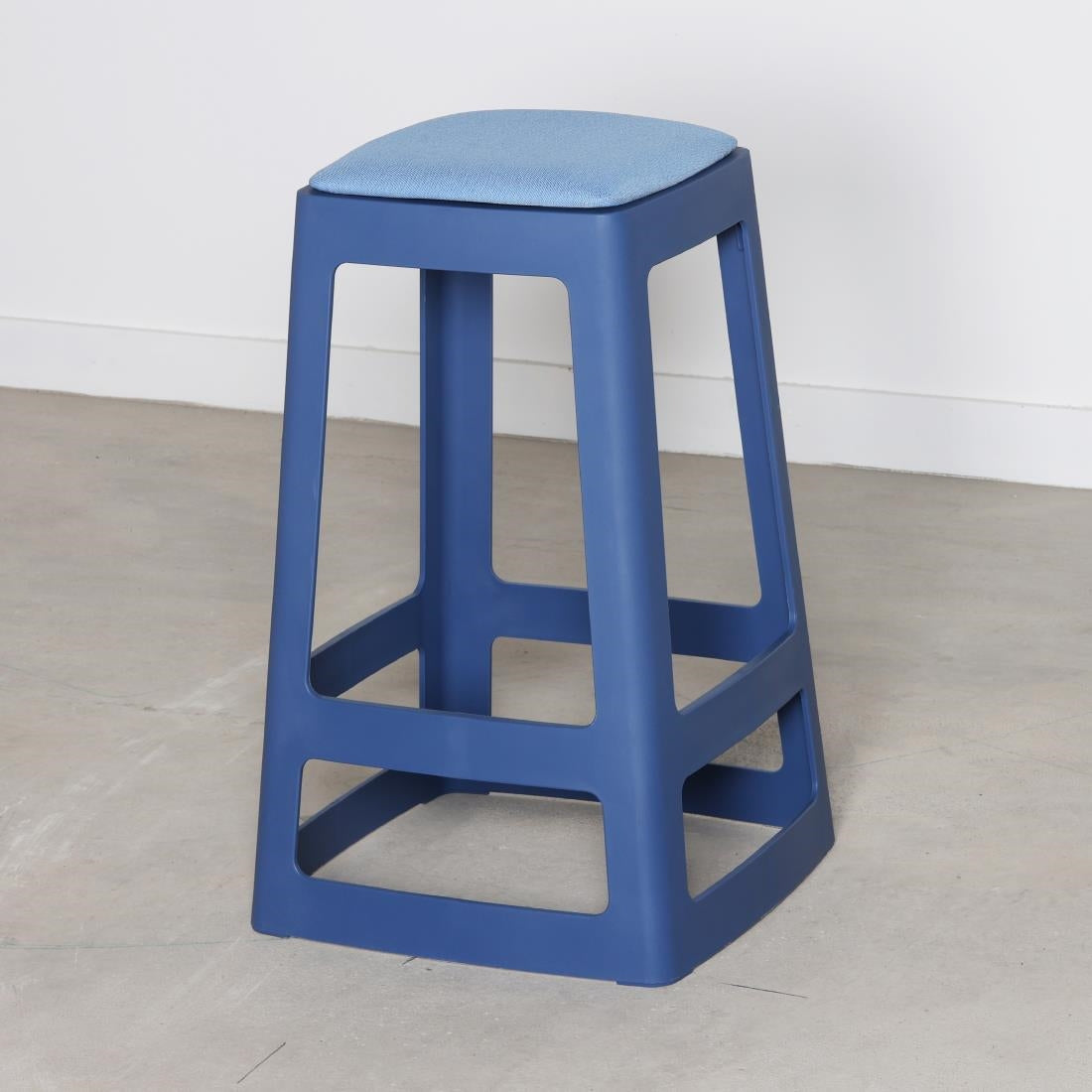 Origin Base Mid Stool Violet Blue 430x430x560mm (2 Pack)