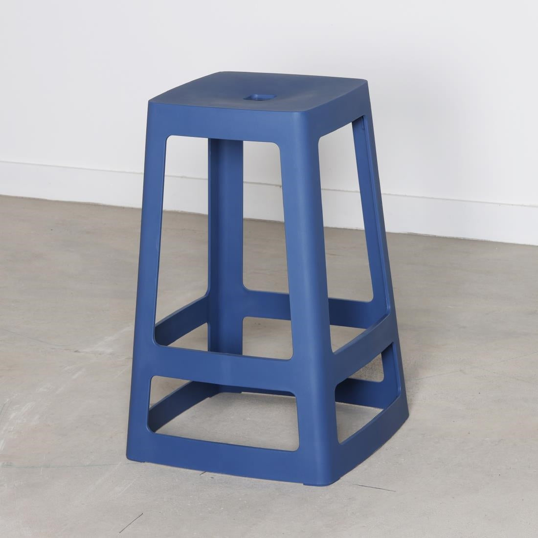 Origin Base Mid Stool Violet Blue 430x430x560mm (2 Pack)