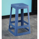Origin Base Mid Stool Violet Blue 430x430x560mm (2 Pack)