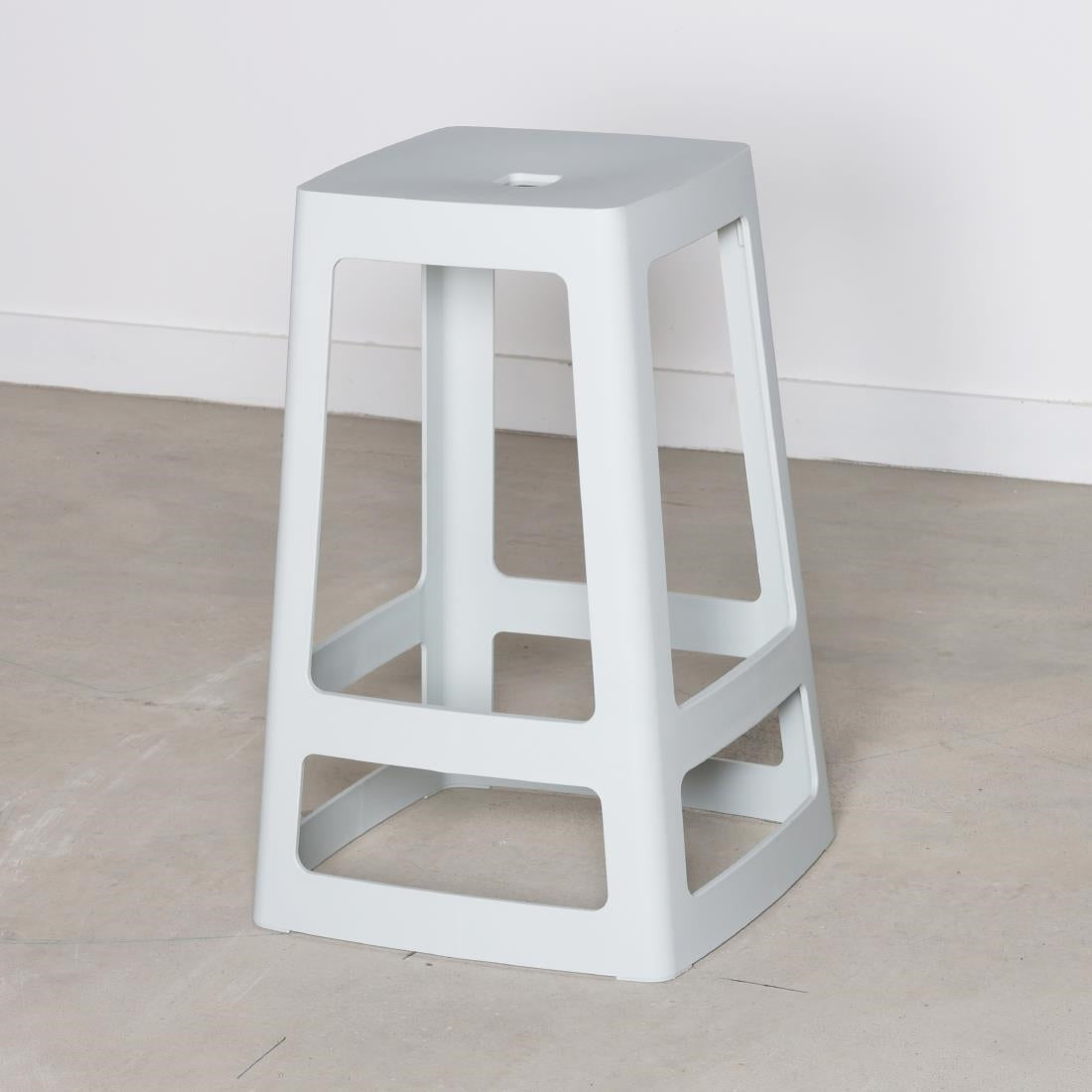 Origin Base Mid Stool Light Grey 430x430x560mm (2 Pack)
