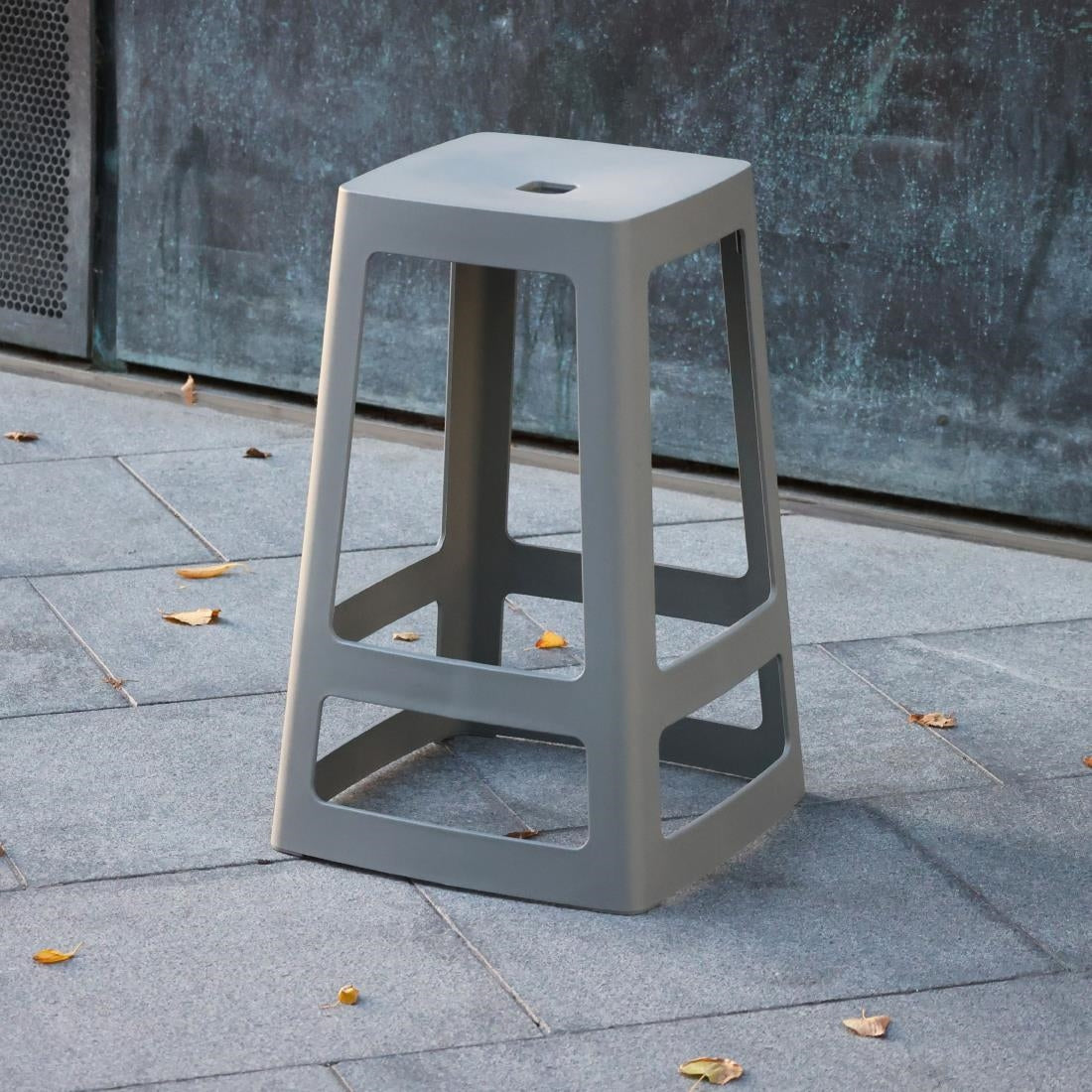 Origin Base Mid Stool Light Grey 430x430x560mm (2 Pack)