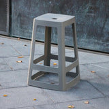 Origin Base Mid Stool Light Grey 430x430x560mm (2 Pack)