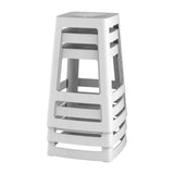 Origin Base Mid Stool Light Grey 430x430x560mm (2 Pack)