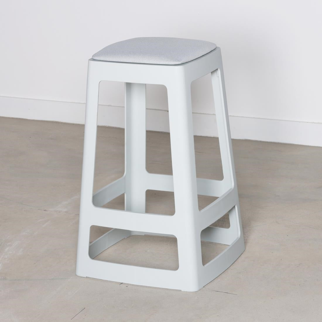 Origin Base Mid Stool Light Grey 430x430x560mm (2 Pack)