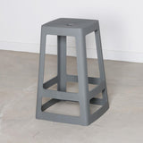 Origin Base Mid Stool Mouse Grey 430x430x560mm (2 Pack)