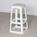 Origin Base High Stool Traffic White 440x440x750mm (2 Pack)