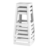 Origin Base High Stool Traffic White 440x440x750mm (2 Pack)