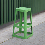Origin Base High Stool May Green 450x450x750mm (2 Pack)