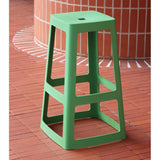 Origin Base High Stool May Green 450x450x750mm (2 Pack)