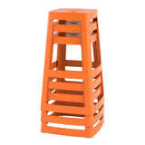 Origin Base High Stool Signal Orange 450x450x750mm (2 Pack)