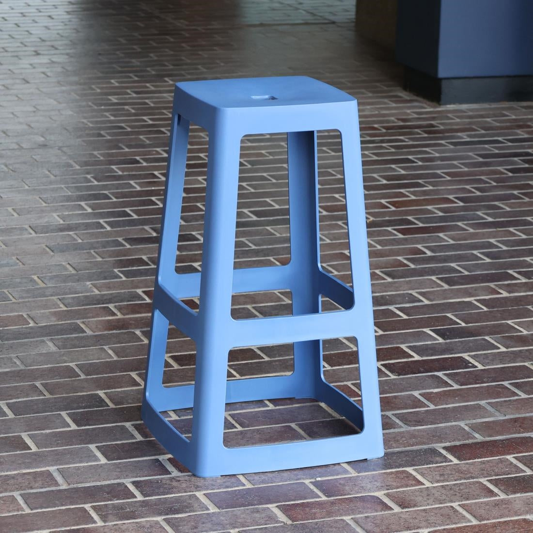 Origin Base High Stool Violet Blue 450x450x750mm (2 Pack)