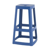 Origin Base High Stool Violet Blue 450x450x750mm (2 Pack)