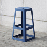 Origin Base High Stool Violet Blue 450x450x750mm (2 Pack)