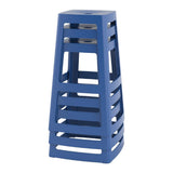 Origin Base High Stool Violet Blue 450x450x750mm (2 Pack)