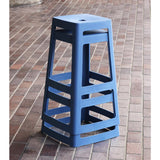 Origin Base High Stool Violet Blue 450x450x750mm (2 Pack)