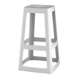 Origin Base High Stool Light Grey 450x450x750mm (2 Pack)