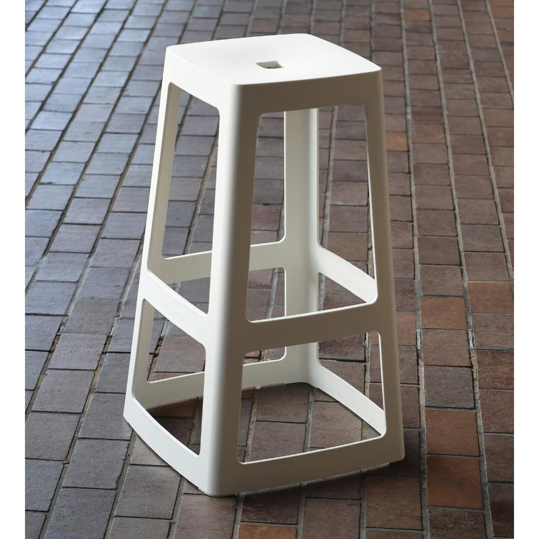 Origin Base High Stool Light Grey 450x450x750mm (2 Pack)