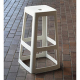 Origin Base High Stool Light Grey 450x450x750mm (2 Pack)