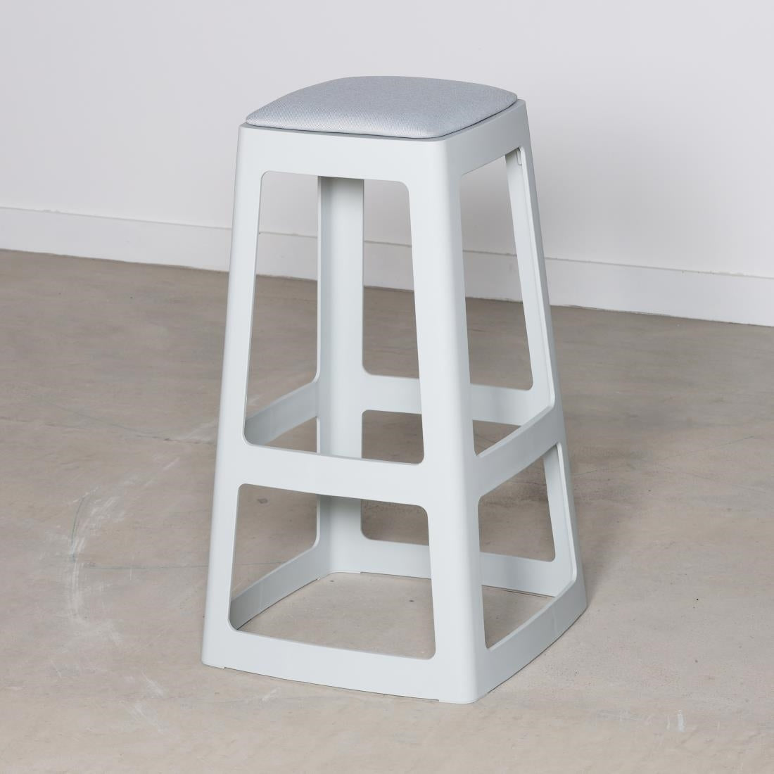Origin Base High Stool Light Grey 450x450x750mm (2 Pack)