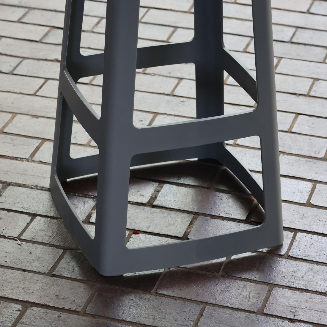 Origin Base High Stool Mouse Grey 450x450x750mm (2 Pack)