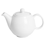 Olympia Cafe Teapots White 450ml (2 Pack)