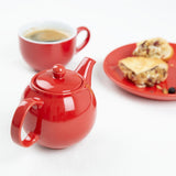 Olympia Café Teapots Red 450ml (2 Pack)