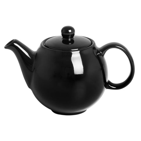 Olympia Cafe Teapots Black 450ml (2 Pack)