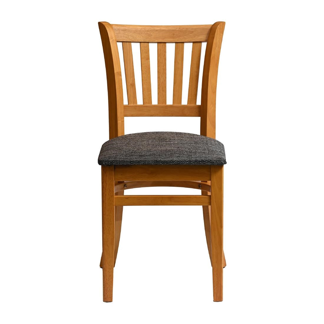 Manhattan Dining Chairs in Soft Oak with Shetland Smoke Seat (2 Pack)
