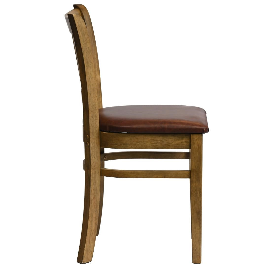 Manhattan Dining Chairs in Weathered Oak with Bison Espresso Seat (2 Pack)