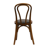 Hoop Back Dining Chair in Weathered Oak with Shetland Smoke Seat (2 Pack)