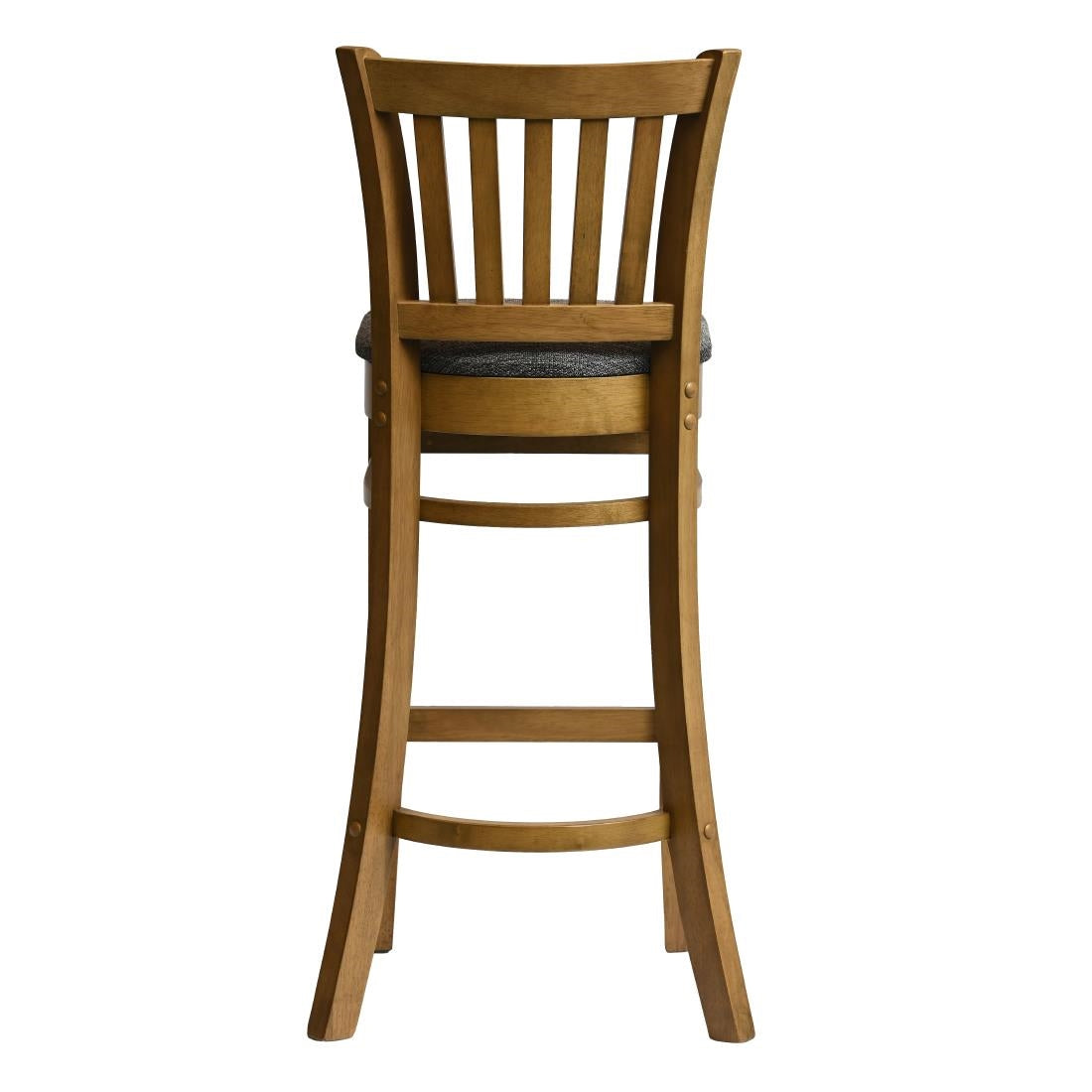 Manhattan Bar Chair in Weathered Oak with Shetland Smoke Seat