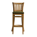 Manhattan Bar Chair in Weathered Oak with Shetland Forest Seat