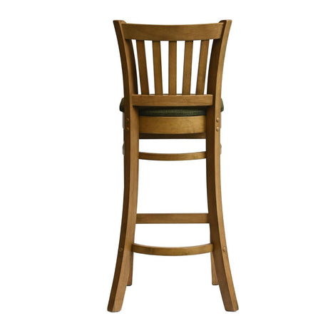 Manhattan Bar Chair in Weathered Oak with Shetland Forest Seat