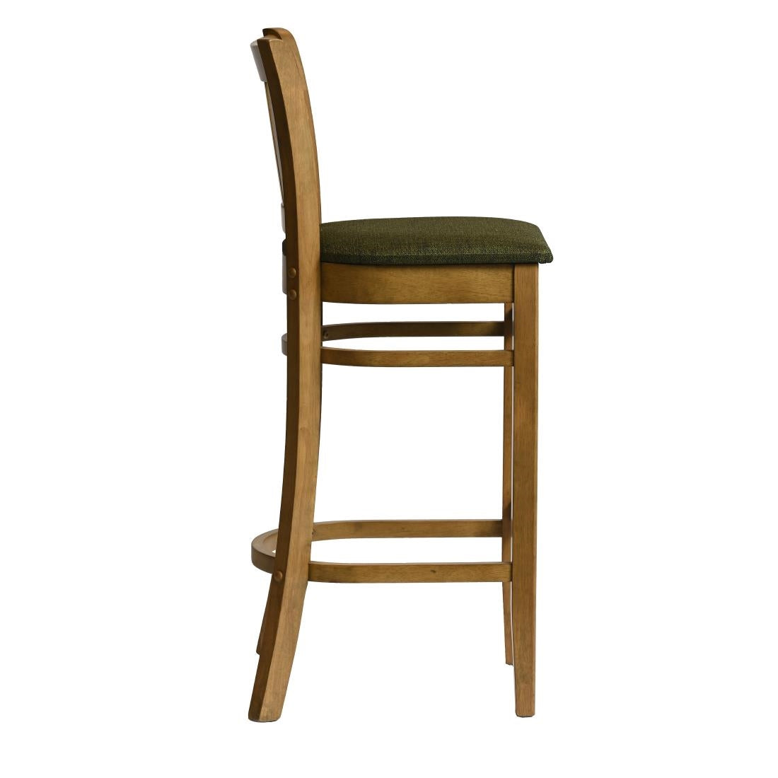 Manhattan Bar Chair in Weathered Oak with Shetland Forest Seat