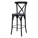 Bristol Bar Chair in Dark Walnut