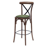 Bristol Bar Chair in Vintage with Shetland Forest Seat