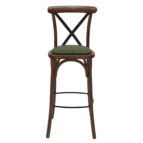 Bristol Bar Chair in Vintage with Shetland Forest Seat
