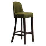 Kilsby Bar Chair in Dark Walnut with Shetland Forest Seat
