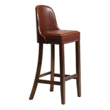 Kilsby Bar Chair in Vintage with Bison Espresso Seat