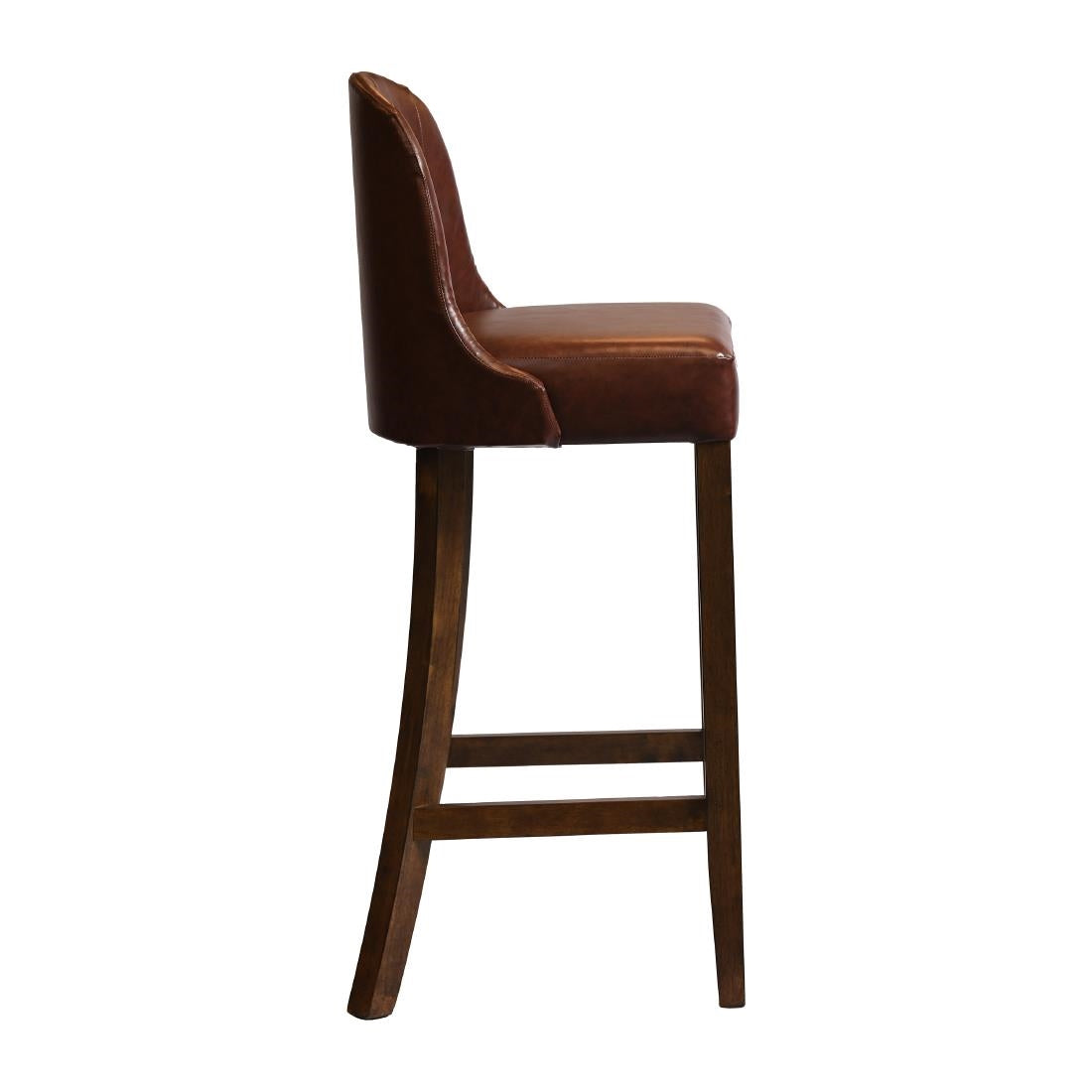 Kilsby Bar Chair in Vintage with Bison Espresso Seat