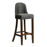 Kilsby Bar Chair in Vintage with Shetland Smoke Seat
