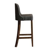 Kilsby Bar Chair in Vintage with Shetland Smoke Seat