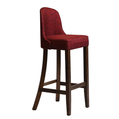 Kilsby Bar Chair in Vintage with Shetland Scarlett Seat