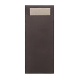Europochette Classic Size Chocolate Brown Cutlery Pouch with Kraft 2ply Napkin (500 Pack)