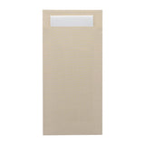 Europochette Extra Size Champagne Cutlery Pouch with White Airlaid Napkin (200 Pack)