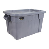 Rubbermaid BRUTE Tote Box Grey with Lid 53Ltr