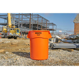 Rubbermaid BRUTE Container Hi-Visibility Orange 167Ltr