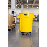 Rubbermaid BRUTE Container Yellow 167Ltr
