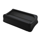 Rubbermaid Slim Jim Swing Black Lid